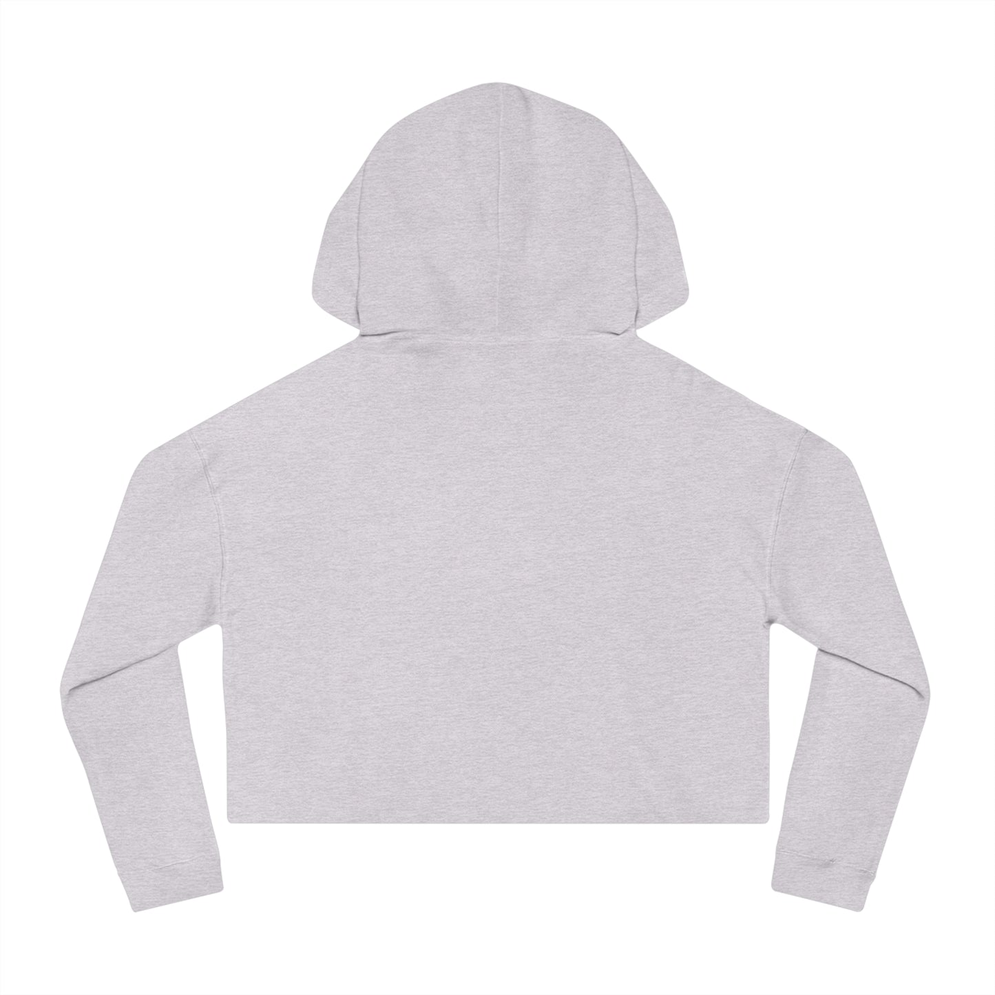Simplified Cropped Hoodie Modern Women's Jumper