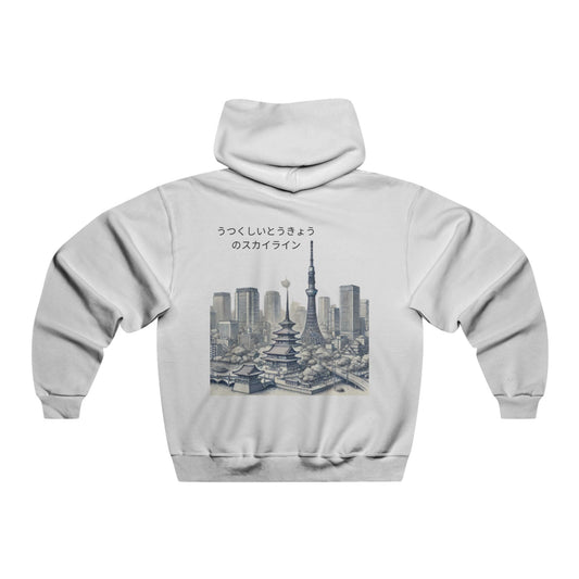 Skyline of Japan Mens Hoodie