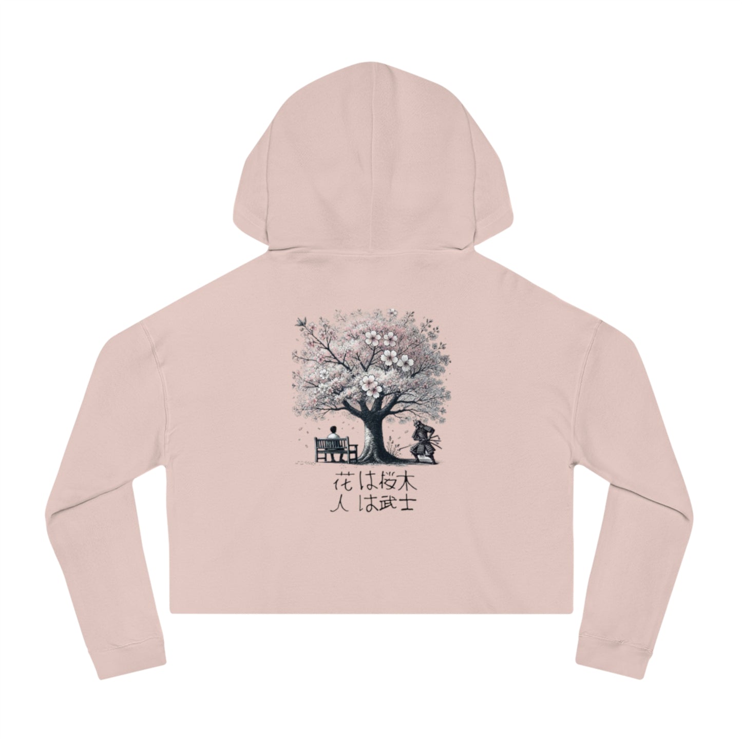 Under The Cherry Blossom Cropped Women's Jumper