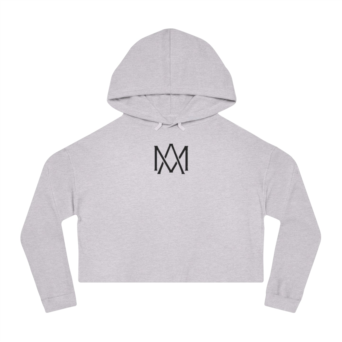 Simplified Cropped Hoodie Modern Women's Jumper