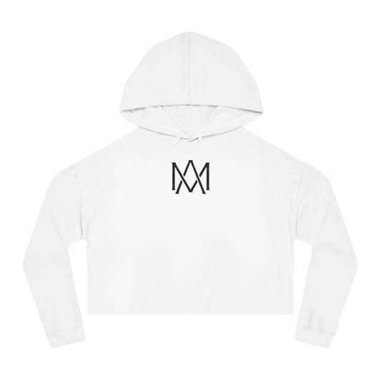 Simplified Cropped Hoodie Modern Women's Jumper