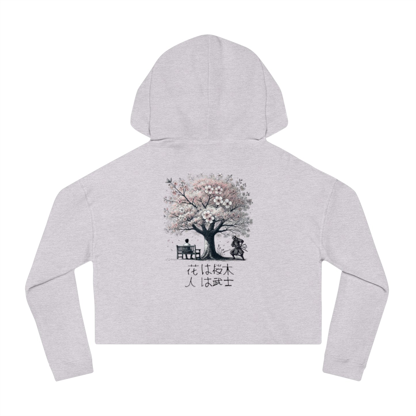 Under The Cherry Blossom Cropped Women's Jumper