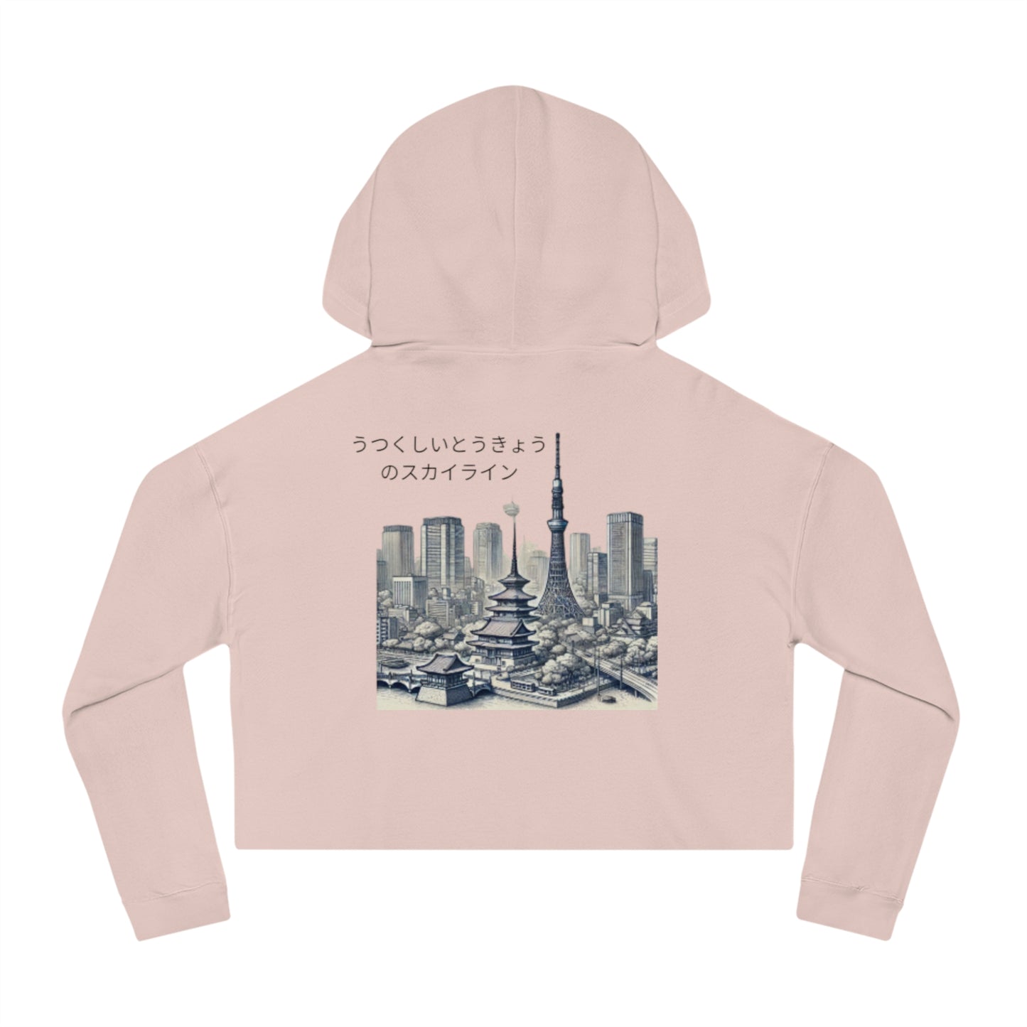 Skyline of Japan Cropped Women's Jumper