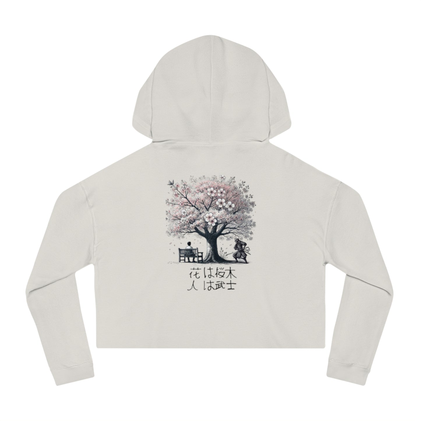 Under The Cherry Blossom Cropped Women's Jumper