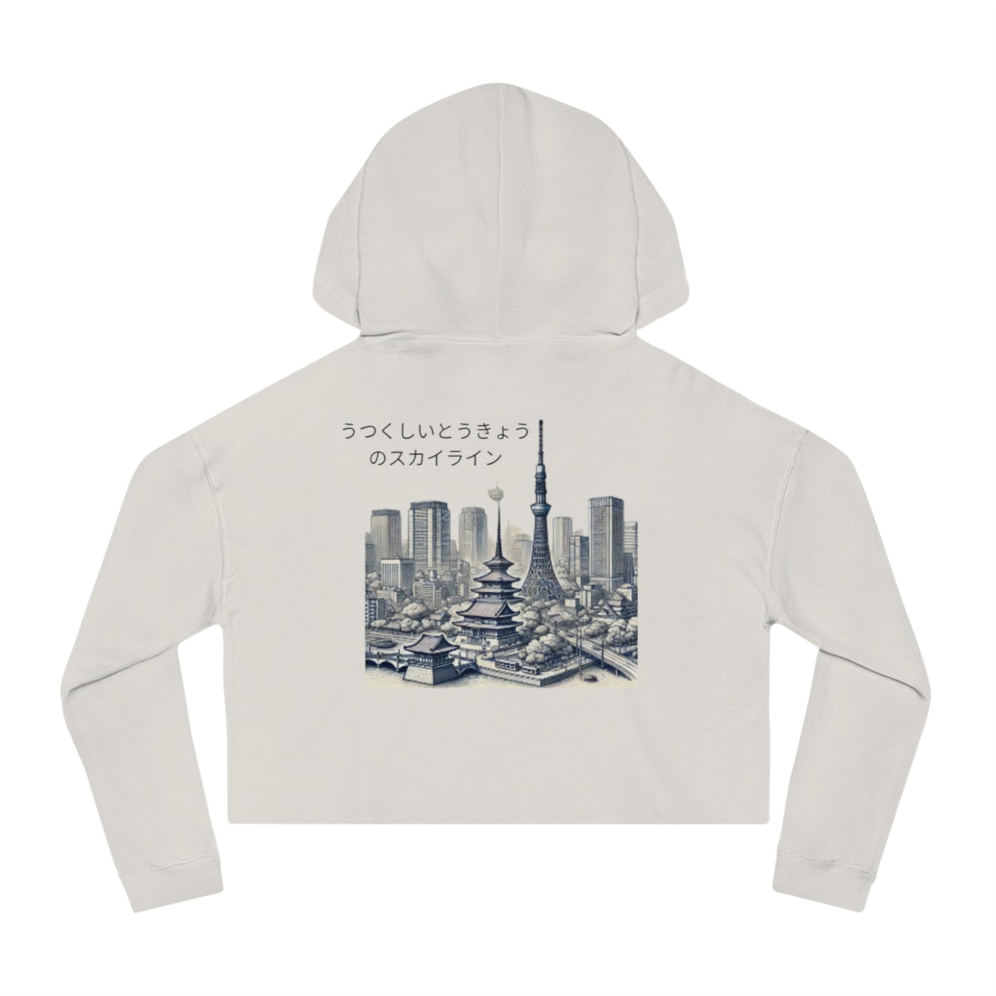 Skyline of Japan Cropped Women's Jumper