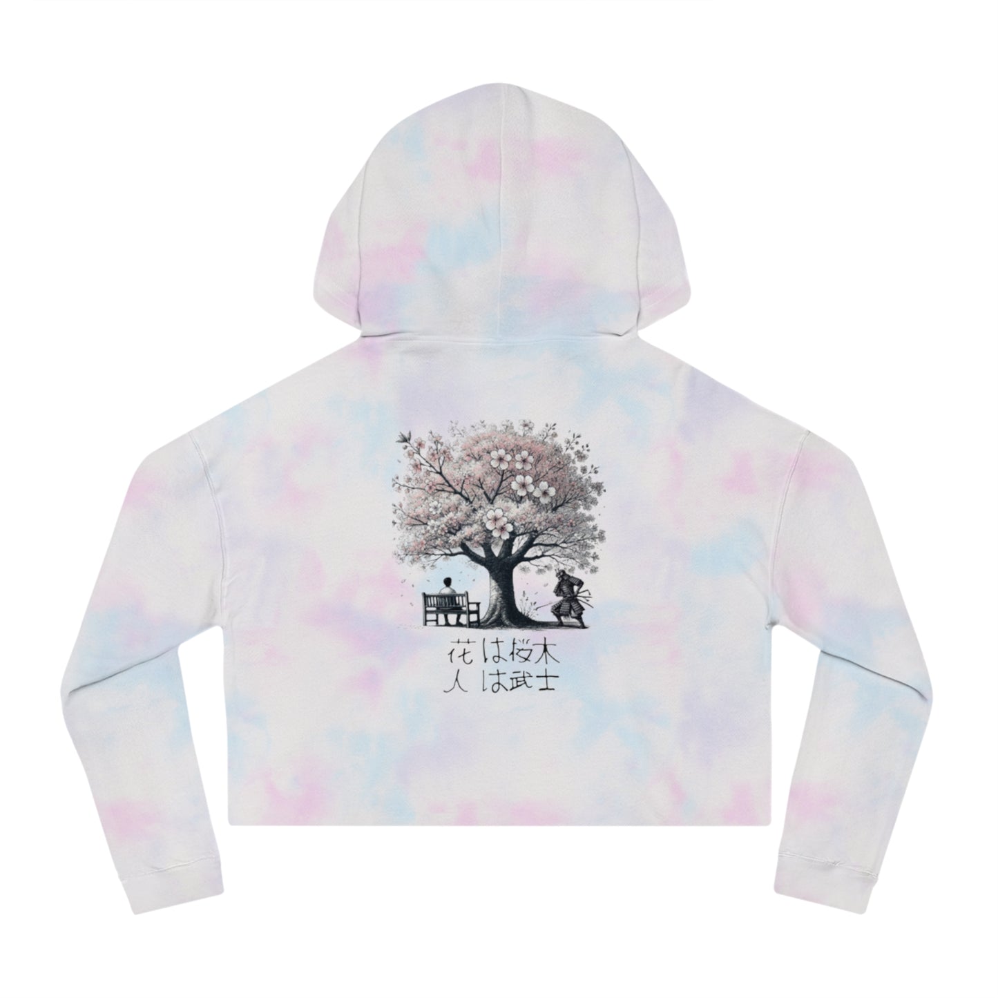 Under The Cherry Blossom Cropped Women's Jumper